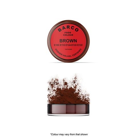 Barco Red Label Brown Colour/Paint/Dust 10ml - Cupcake Sweeties