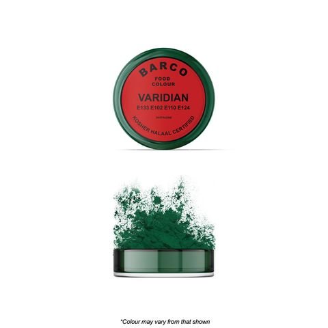 Barco Red Label Varidian Green Colour/Paint/Dust 10ml - Cupcake Sweeties