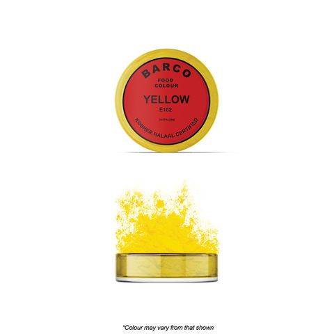 Barco Red Label Yellow Colour/Paint/Dust 10ml - Cupcake Sweeties