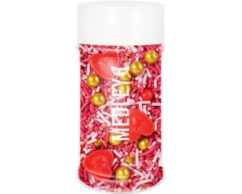 Be My Valentine Sprinkle Medley (Go Bake) - 80G - Cupcake Sweeties