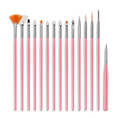 Brush Set - 15 PIece - Cupcake Sweeties