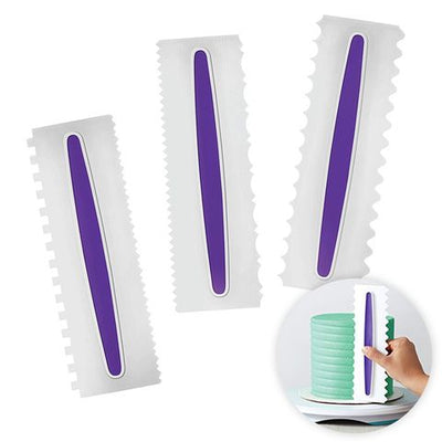 Buttercream Icing Comb Set (3 pieces) - Cupcake Sweeties