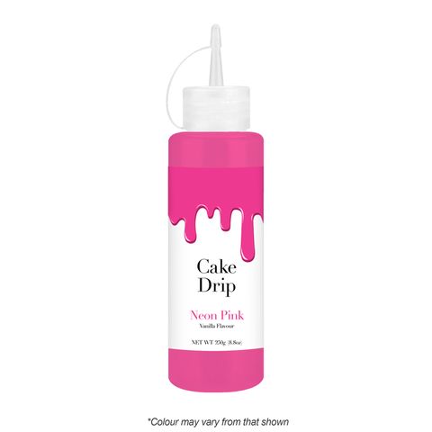 Cake Craft Cake Drip - Neon Pink 250g - Cupcake Sweeties