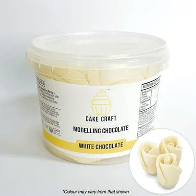 Cake Craft Modelling White Chocolate - 1kg - Cupcake Sweeties