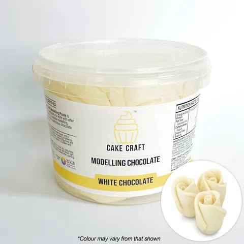 Cake Craft Modelling White Chocolate - 1kg - Cupcake Sweeties