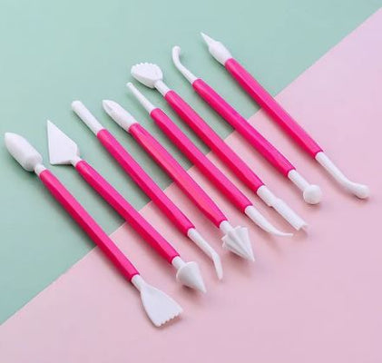 Cake Modelling / Decorating Tools (set of 8) - Cupcake Sweeties
