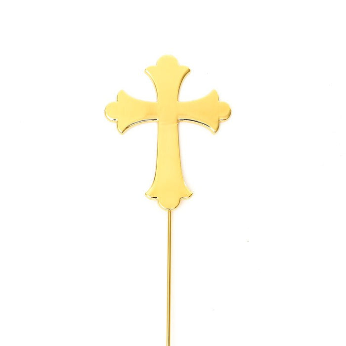 Cake Topper - Cross (gold plated) - Cupcake Sweeties