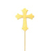 Cake Topper - Cross (gold plated) - Cupcake Sweeties