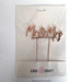 Cake Topper - 'Mr & Mrs' (Rose Gold Plated) - Cupcake Sweeties