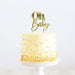 Cake Topper - 'Oh Baby' (Gold metal) - Cupcake Sweeties