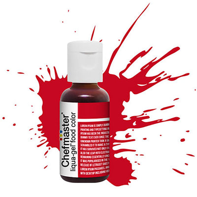 Chefmaster Liqua - Gel - Christmas Red - 20gm - Cupcake Sweeties