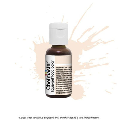 Chefmaster Liqua-Gel - Fleshtone (Sienna) - 20gm - Cupcake Sweeties