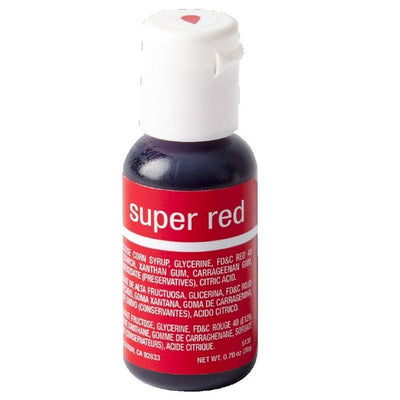 Chefmaster Liqua-Gel - Super Red - 20gm - Cupcake Sweeties