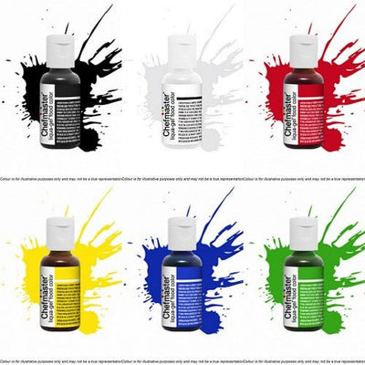 Chefmaster Liqua-Gel - Top Sellers (Set of 6) - Cupcake Sweeties