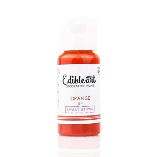 * CLEARANCE Sweet Sticks Edible Paint - Orange - 15ml (OUT OF DATE) - Cupcake Sweeties