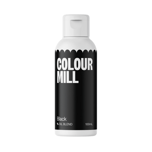 Colour Mill Oil Based Colour - Black - 100ml - Cupcake Sweeties