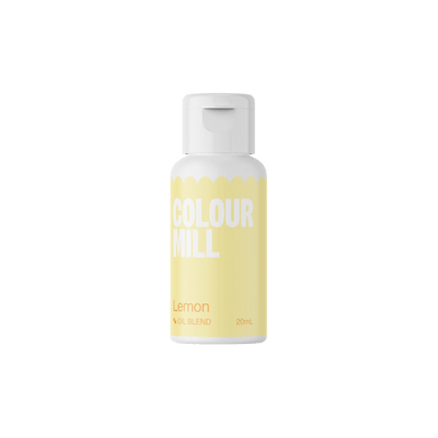 Colour Mill Oil Based Colour - Lemon- 20ml - Cupcake Sweeties