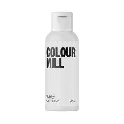 Colour Mill Oil Based Colour - White - 100ml - Cupcake Sweeties