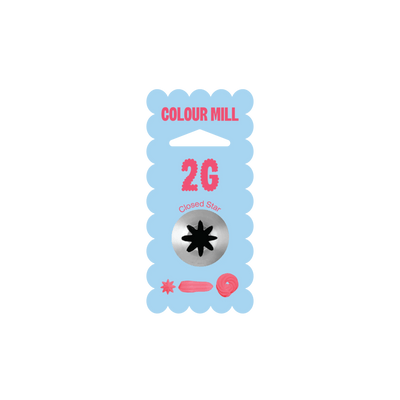 Colour Mill Piping Tip - 2G (Closed Star) - Cupcake Sweeties