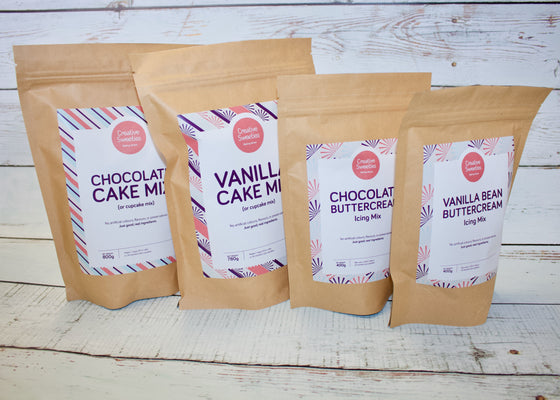 Creative Sweeties Baking Mix & Buttercream Mix Set - Cupcake Sweeties