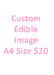 Custom Edible Image - Cupcake Sweeties