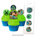 Edible Wafer Toppers - Minecraft (pack of 16) - Cupcake Sweeties