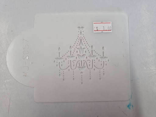 EX DEMO - Chandelier stencil (Small) - Cupcake Sweeties