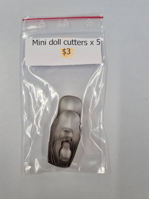 EX DEMO - MINI doll cutter set - Cupcake Sweeties