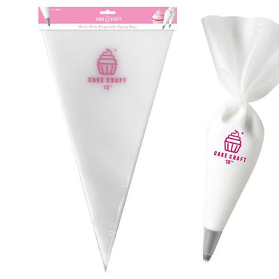Disposable Piping Bags Heavy Duty - 18 inch (100 pack)