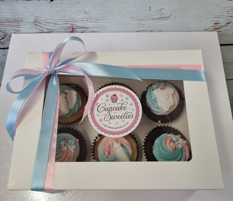 Gender Reveal Cupcakes - Cupcake Sweeties