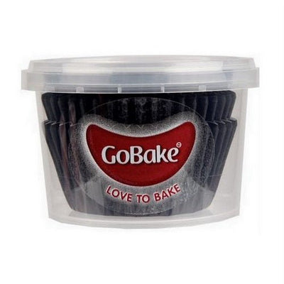 GoBake Baking Cups - Black (pack of 72) - Cupcake Sweeties