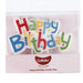 GoBake Candle - Happy Birthday - Rainbow - Cupcake Sweeties