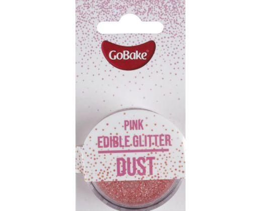 GoBake Edible Glitter Dust - Pink 2gm - Cupcake Sweeties