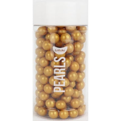 GoBake - Gold Pearls 7mm - Cupcake Sweeties