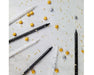 GoBake Super Tall 18cm Black Gold Splatter Candles (pack of 12) - Cupcake Sweeties
