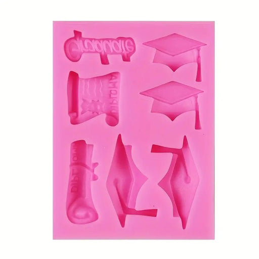 Graduation Silicone Mould - Cupcake Sweeties