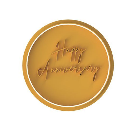 Happy Anniversary Cookie Stamp - By Chickadee (70mm) - Cupcake Sweeties