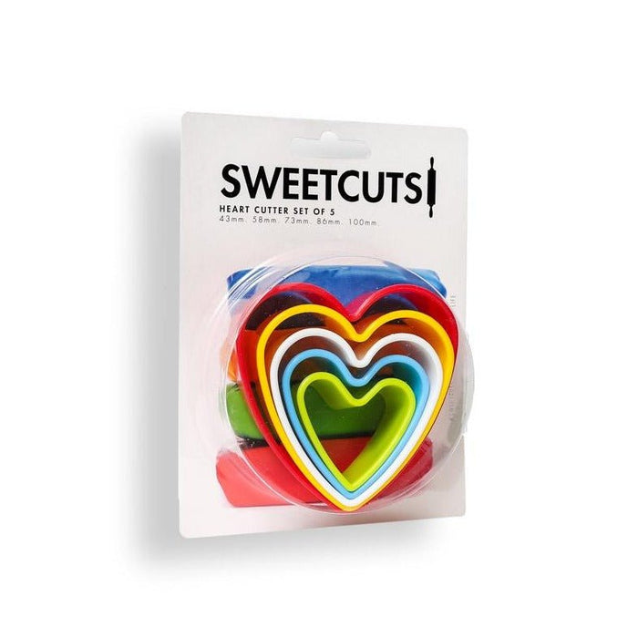Heart Cutters (set of 5)- Sweet Cuts - Cupcake Sweeties