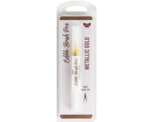 Metallic Edible Brush Pen Marker - Gold - Cupcake Sweeties