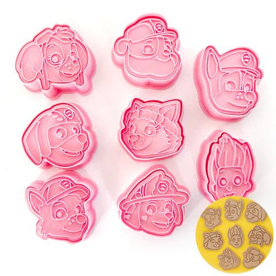 Paw Patrol Cookie Cutters 8 Piece Set - Cupcake Sweeties