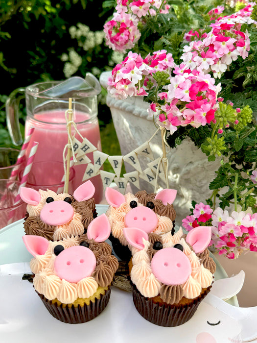 Piggy Cupcakes! - Cupcake Sweeties