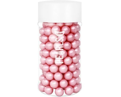 Pink Pearls 7mm (Go Bake) 80g - Cupcake Sweeties