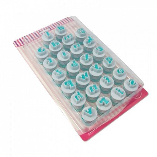 Plunger Cutters - Alphabet - Lower Case (set of 26) - Cupcake Sweeties