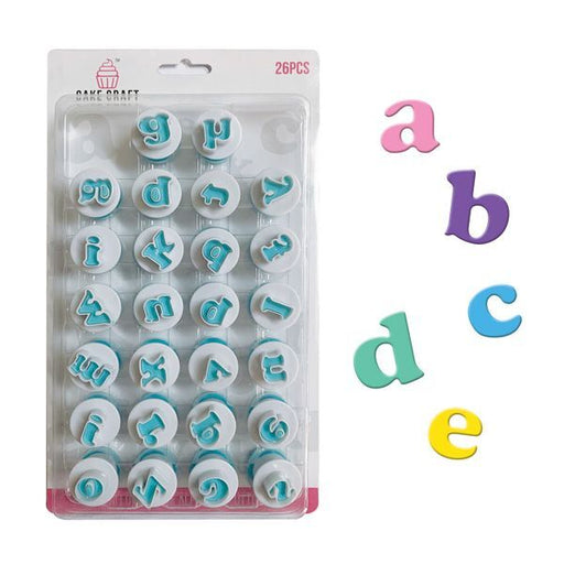Plunger Cutters - Alphabet - Lower Case (set of 26) - Cupcake Sweeties