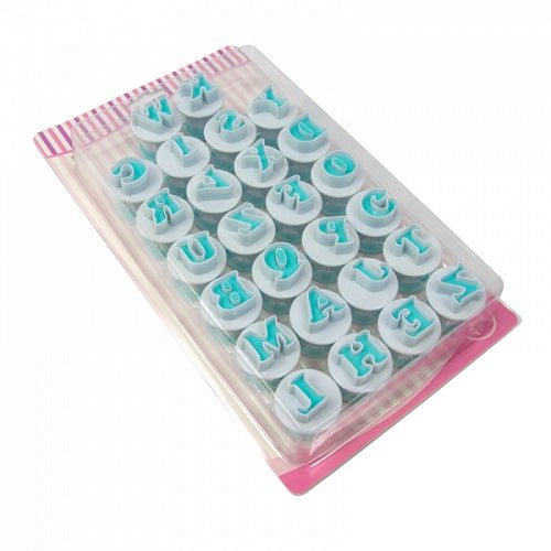 Plunger Cutters - Alphabet - Upper Case (set of 26) - Cupcake Sweeties