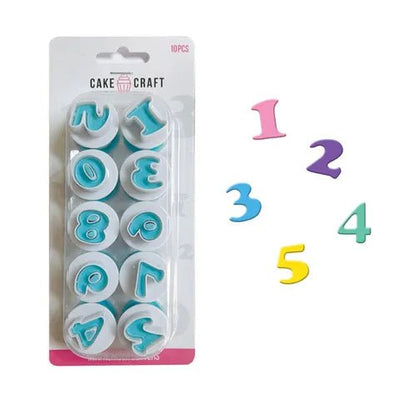 Plunger Cutters - Numbers (set of 10) - Cupcake Sweeties