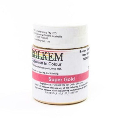 Rolkem Dust - Super Gold - 20ml - Cupcake Sweeties