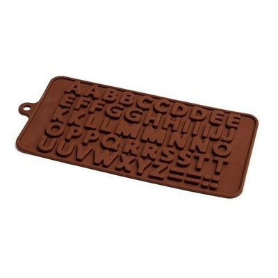 Silicone Chocolate Mould - Alphabet - Cupcake Sweeties