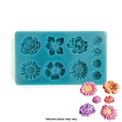 Silicone Mould - Assorted Flowers - Cupcake Sweeties