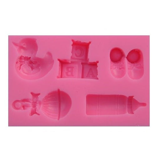 Silicone Mould - Baby Shower (5) - Cupcake Sweeties
